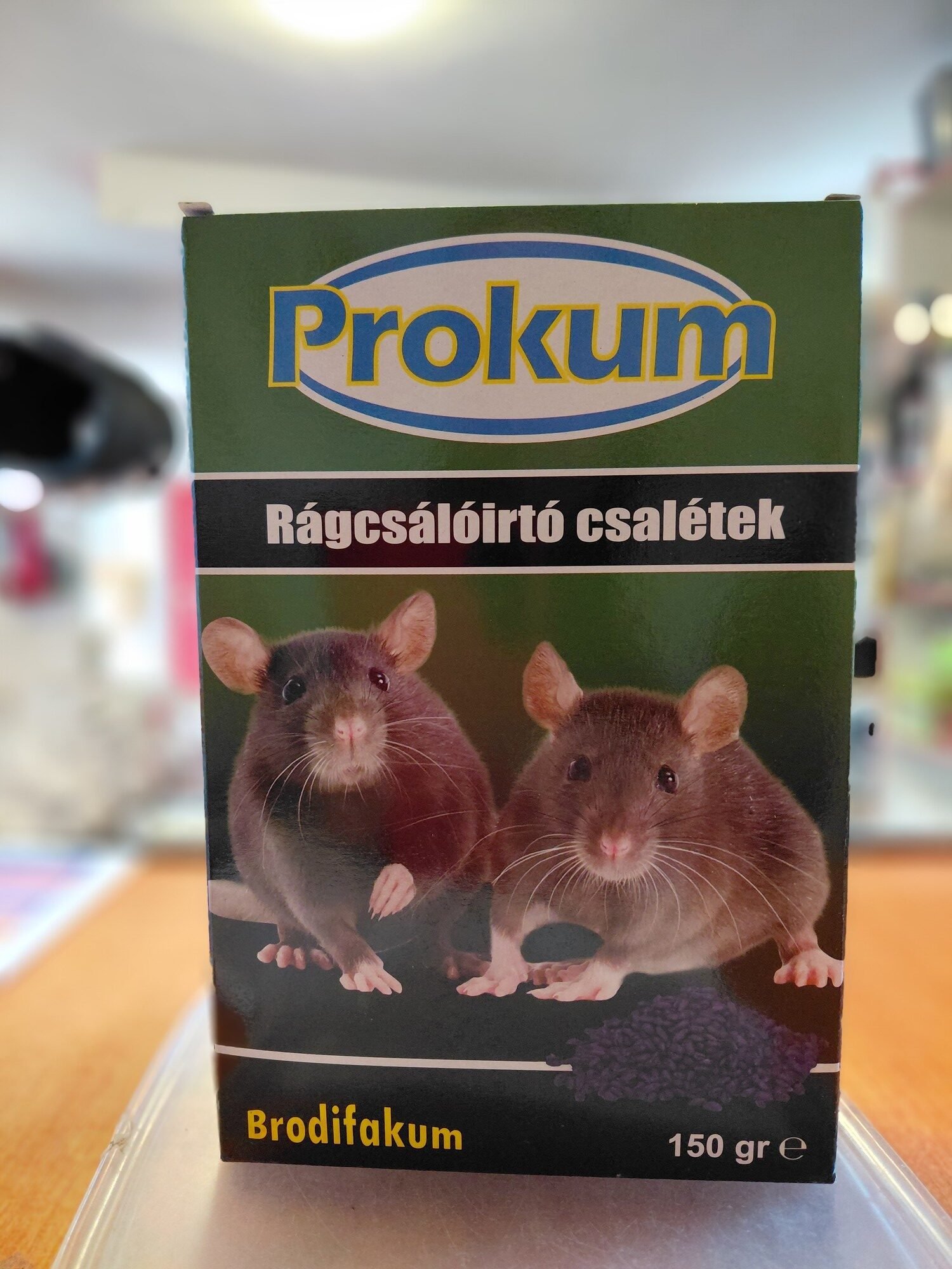 Prokum csalétek búzaszemes rágcsálóírtó szer 150g