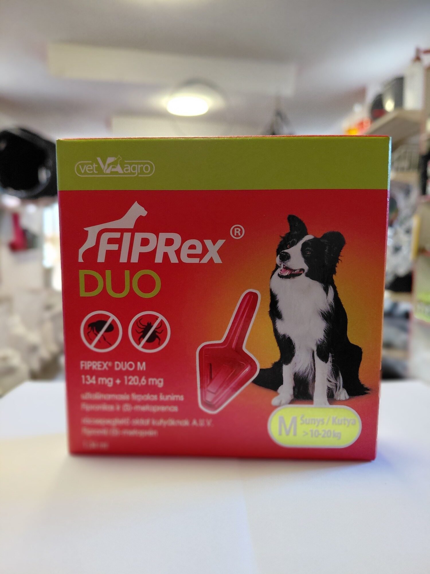 Fiprex bolha- és kullancsirtó csepp kutyáknak M (10 - 20 kg testtömegű kutyáknak)