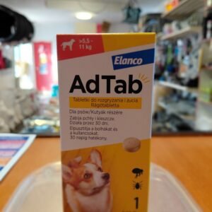 AdTab Bolha- és kullancs elleni tabletta 5,5 - 11 kg testtömegű kutyáknak