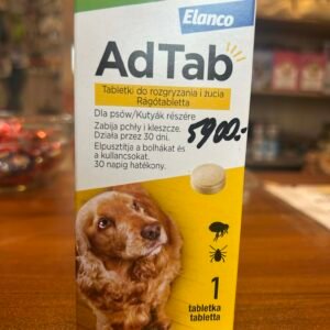 AdTab Bolha- és kullancsirtó tabletta 11 - 22 kg testtömegű kutyáknak