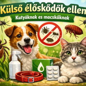 Külső élősködők ellen kutyáknak - macskáknak